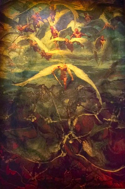 400x601 Portrait In Lex Luthors Office Batman Vs Superman By Platinum190 - Batman Superman Painting