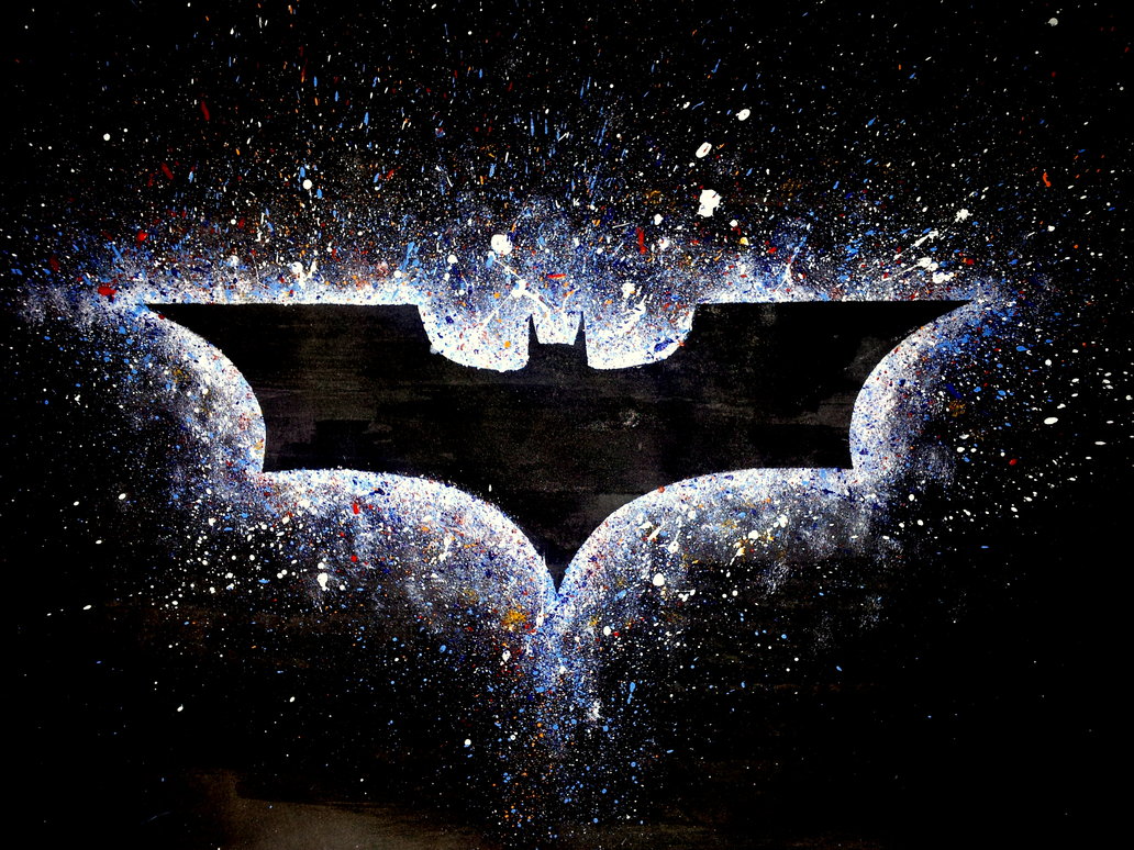 1032x774 Symbol By 1craigparker - Batman Symbol Painting