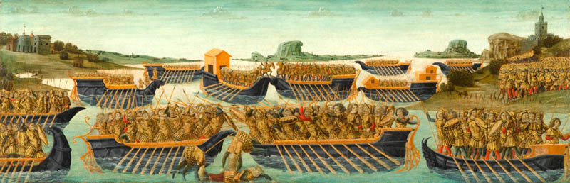 800x258 Search View - Battle Of Actium Painting
