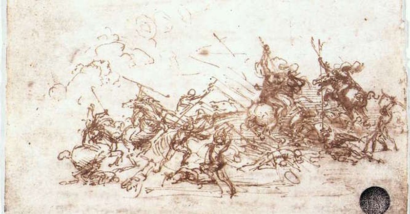 840x440 The 10 Works By Leonardo Da Vinci You Haven'T Seen Before - Battle Of Anghiari Painting
