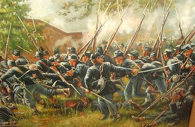 400x261 The Battle Of Antietam Painting The Civil War - Battle Of Antietam Painting