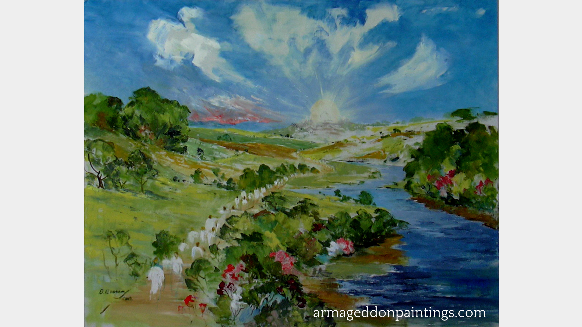 1920x1080 The Armageddon Paintings - Battle Of Armageddon Painting