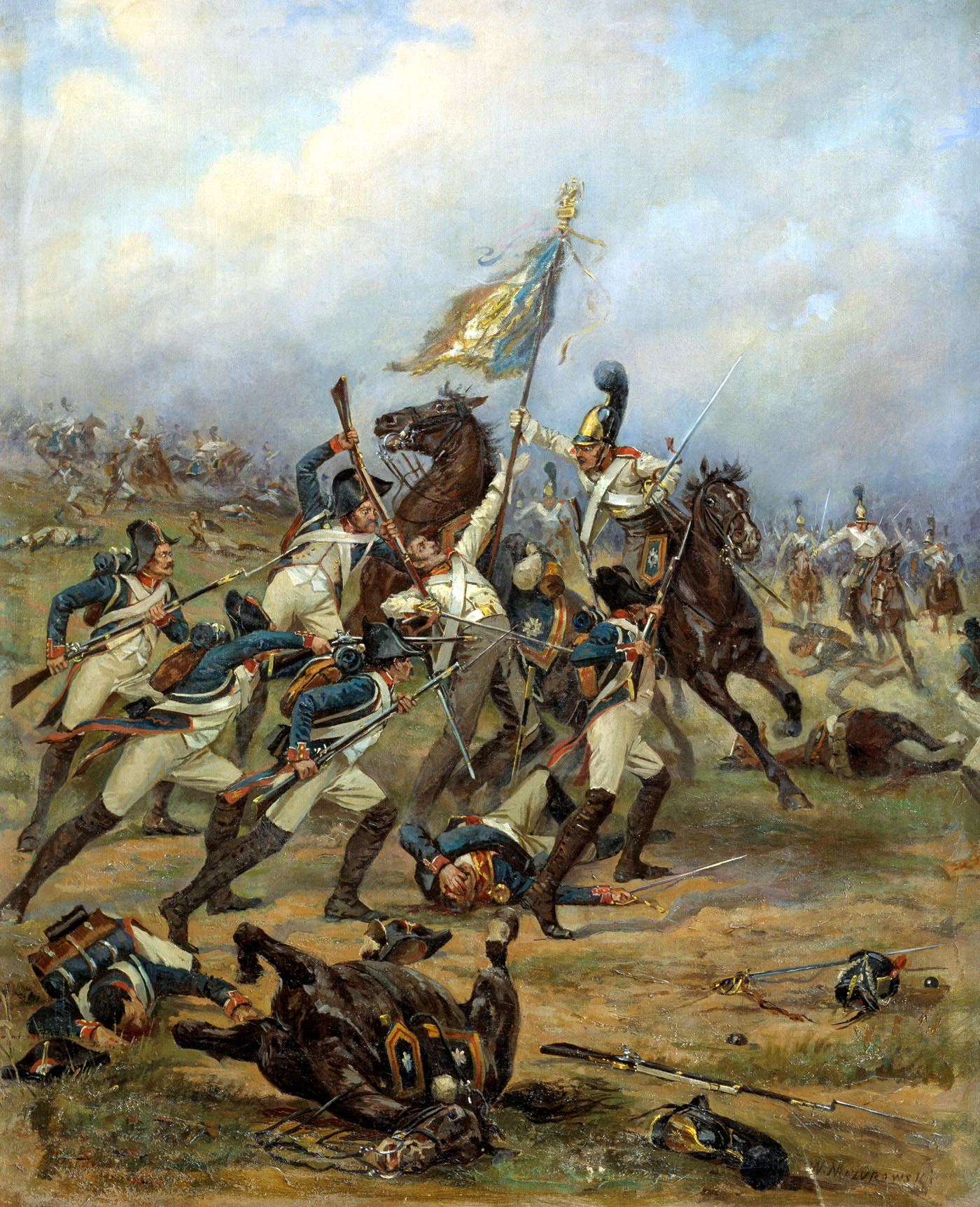 Battle Of Austerlitz Painting at PaintingValley.com | Explore ...