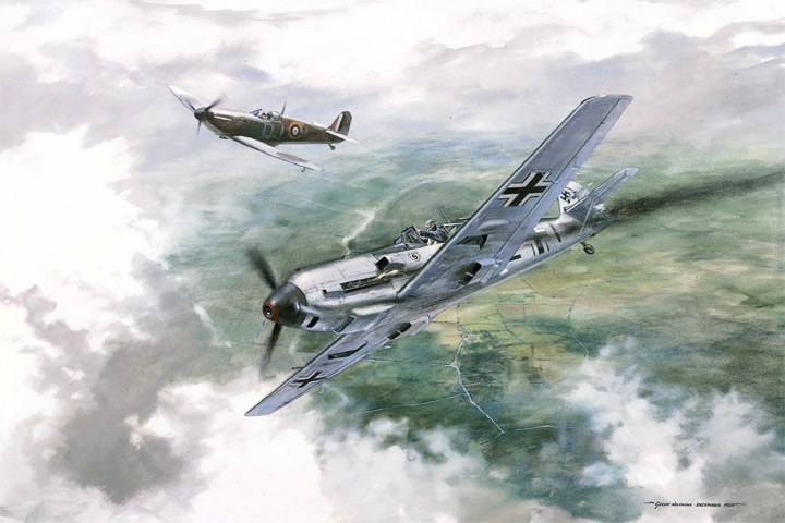 720x480 Scenes Of The Battle Of Britain - Battle Of Britain Painting