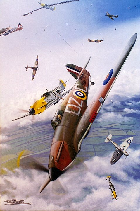 Battle Of Britain Painting At Explore Collection