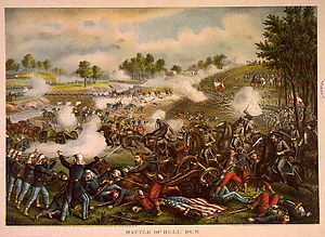 300x219 First Battle Of Bull Run - Battle Of Bull Run Painting
