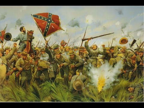 480x360 The Civil War The Battle Of 1st Bull Run - Battle Of Bull Run Painting