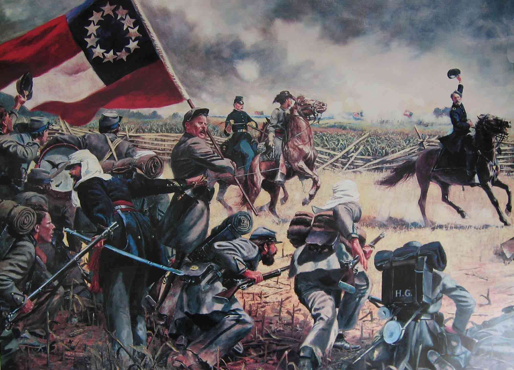 2010x1447 Timeline Of The Civil War - Battle Of Bull Run Painting