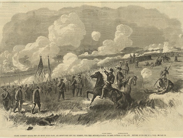 600x454 Battle Of Bull Run Pictures Historynet - Battle Of Bull Run Painting