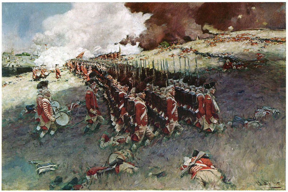 1000x668 Howard Pyle And Painting The Revolution Historical Digression - Battle Of Bunker Hill Painting