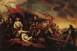 300x199 The Death Of General Warren - Battle Of Bunker Hill Painting