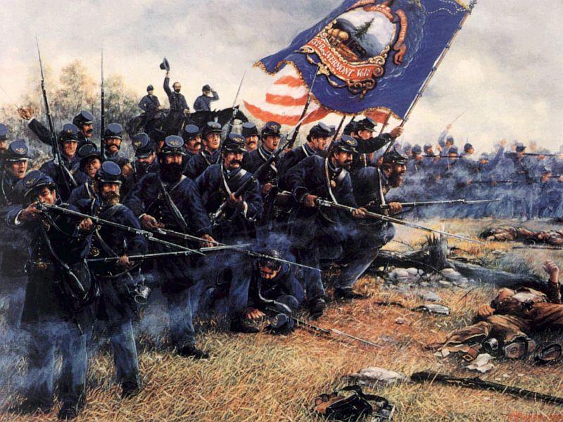 800x600 Civil War Vermont Public Radio - Battle Of Cedar Creek Painting