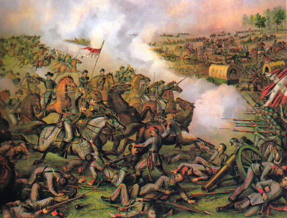 Battle Of Cedar Creek Painting at PaintingValley.com | Explore ...