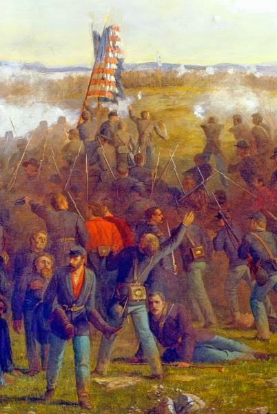 402x600 In Times Past Cedar Creek A Valley Victory - Battle Of Cedar Creek Painting