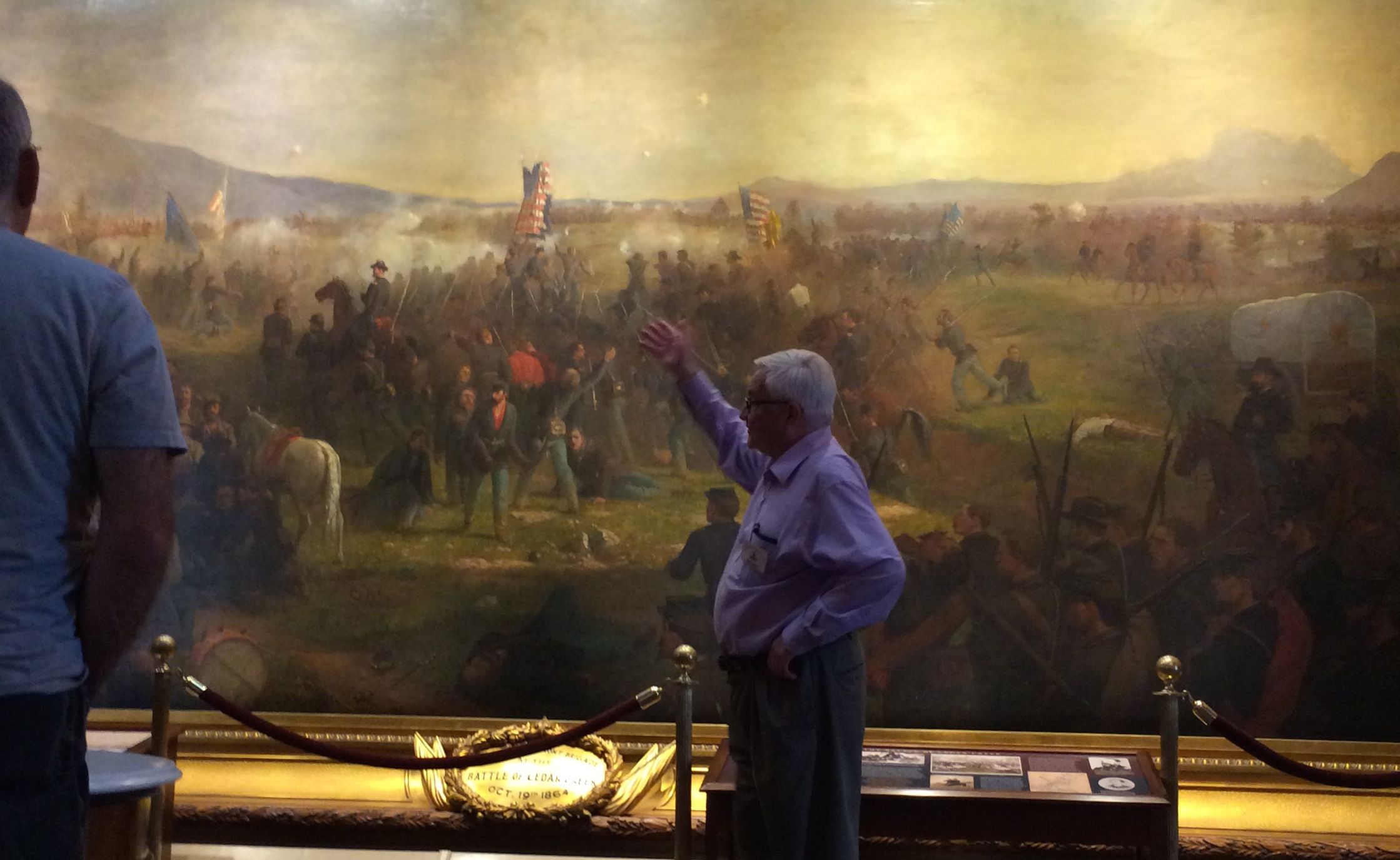 2238x1375 Montpelier Towing Silver - Battle Of Cedar Creek Painting