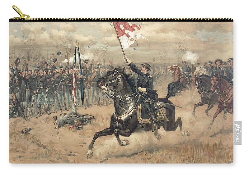 800x570 The Battle Of Cedar Creek Virginia Carry All Pouch For Sale By - Battle Of Cedar Creek Painting