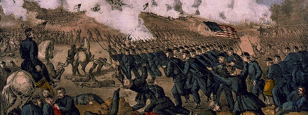 633x237 Battle Of Fredericksburg Historynet - Battle Of Chancellorsville Painting