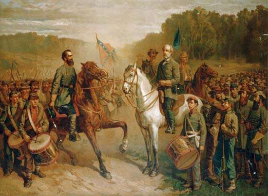 550x404 Battle Of Chancellorsville (American Civil War [1863]) - Battle Of Chancellorsville Painting