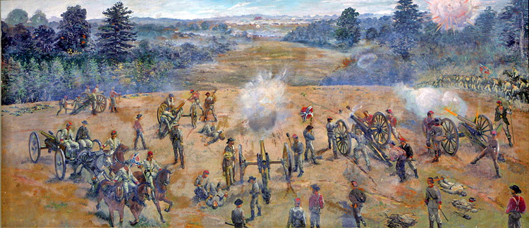 750x324 Chancellorsville - Battle Of Chancellorsville Painting