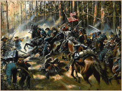 400x301 Dinge En Goete (Things And Stuff) This Day In History Jul 3 - Battle Of Chancellorsville Painting