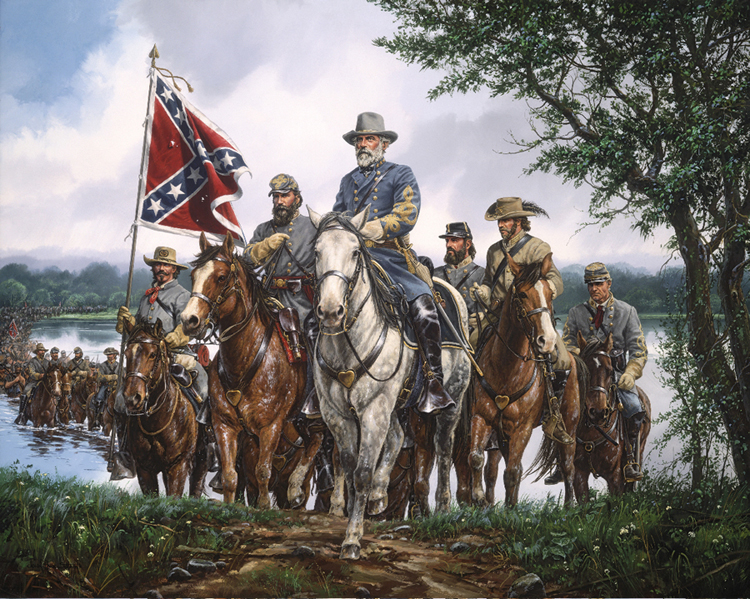 Battle Of Chancellorsville Painting At PaintingValley.com | Explore ...