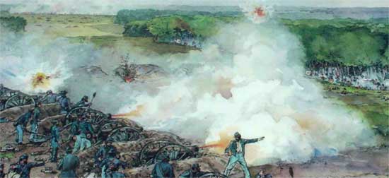 550x252 Untitled Page - Battle Of Chancellorsville Painting