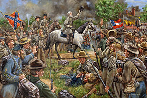 300x200 Battle Of Chancellorsville Art Fine Art America - Battle Of Chancellorsville Painting