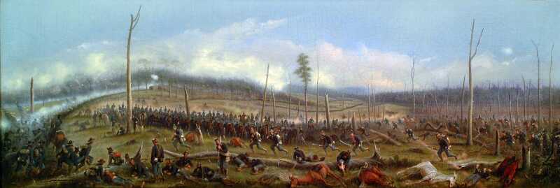 800x269 Battle Of Chickamauga Colonel John T. Wilder And The Lightning - Battle Of Chickamauga Painting
