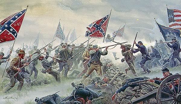 600x345 Battle Of Gettysburg - Battle Of Chickamauga Painting
