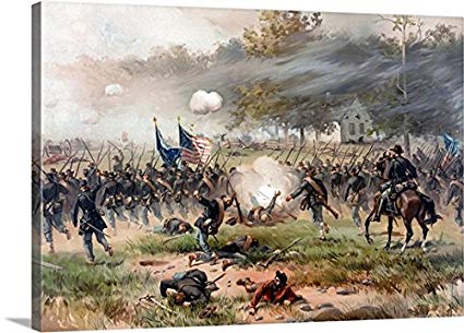 Battle Of Chickamauga Painting At PaintingValley.com | Explore ...