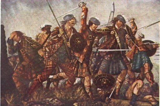 512x338 Detail Of A Painting Of Jacobites - Battle Of Culloden Painting