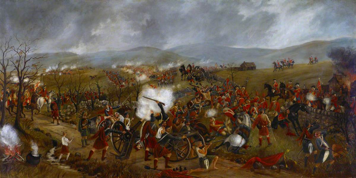 1200x603 The Battle Of Culloden Art Uk - Battle Of Culloden Painting