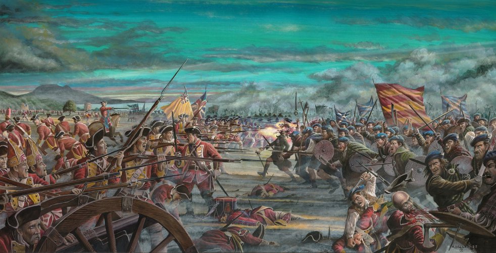 982x500 The Battle Of Prestonpans! Scotclans Scottish Clans - Battle Of Culloden Painting
