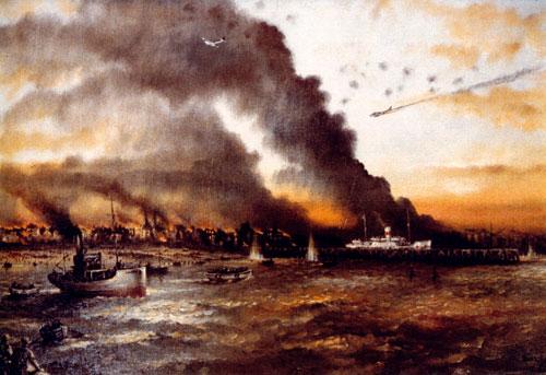 500x343 Battle Of France 1940 - Battle Of Dunkirk Painting