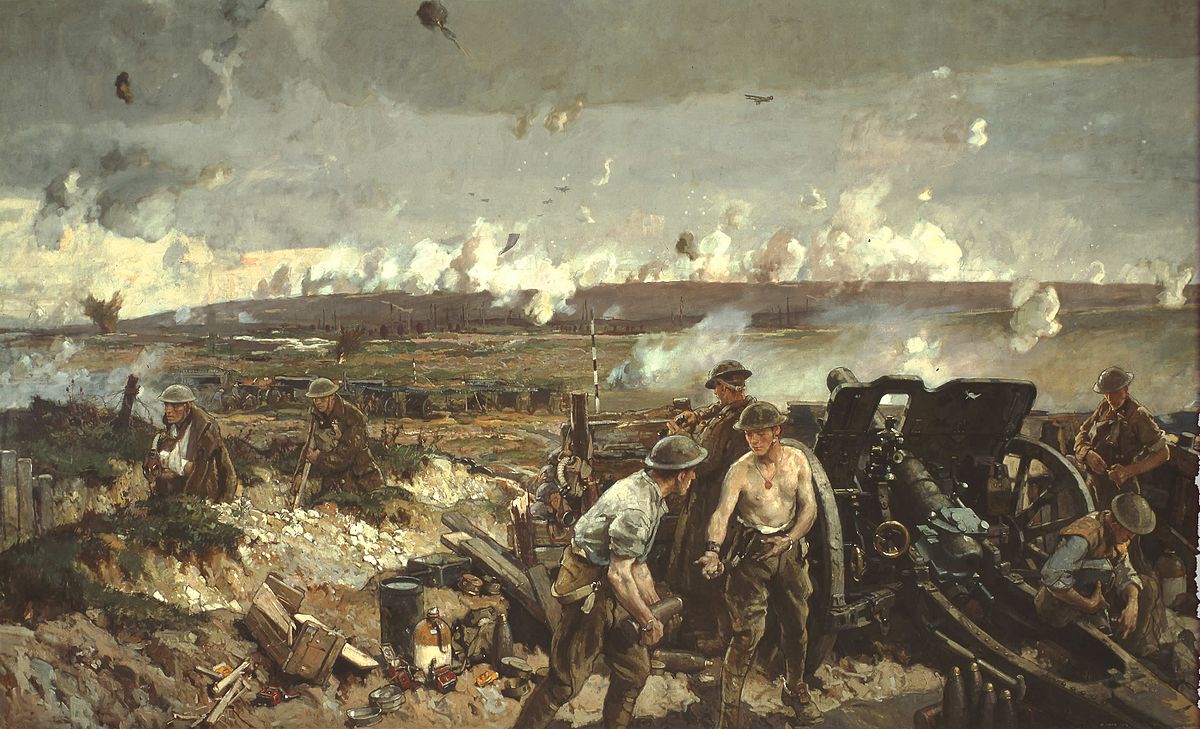 1200x729 Battle Of Vimy Ridge - Battle Of Dunkirk Painting