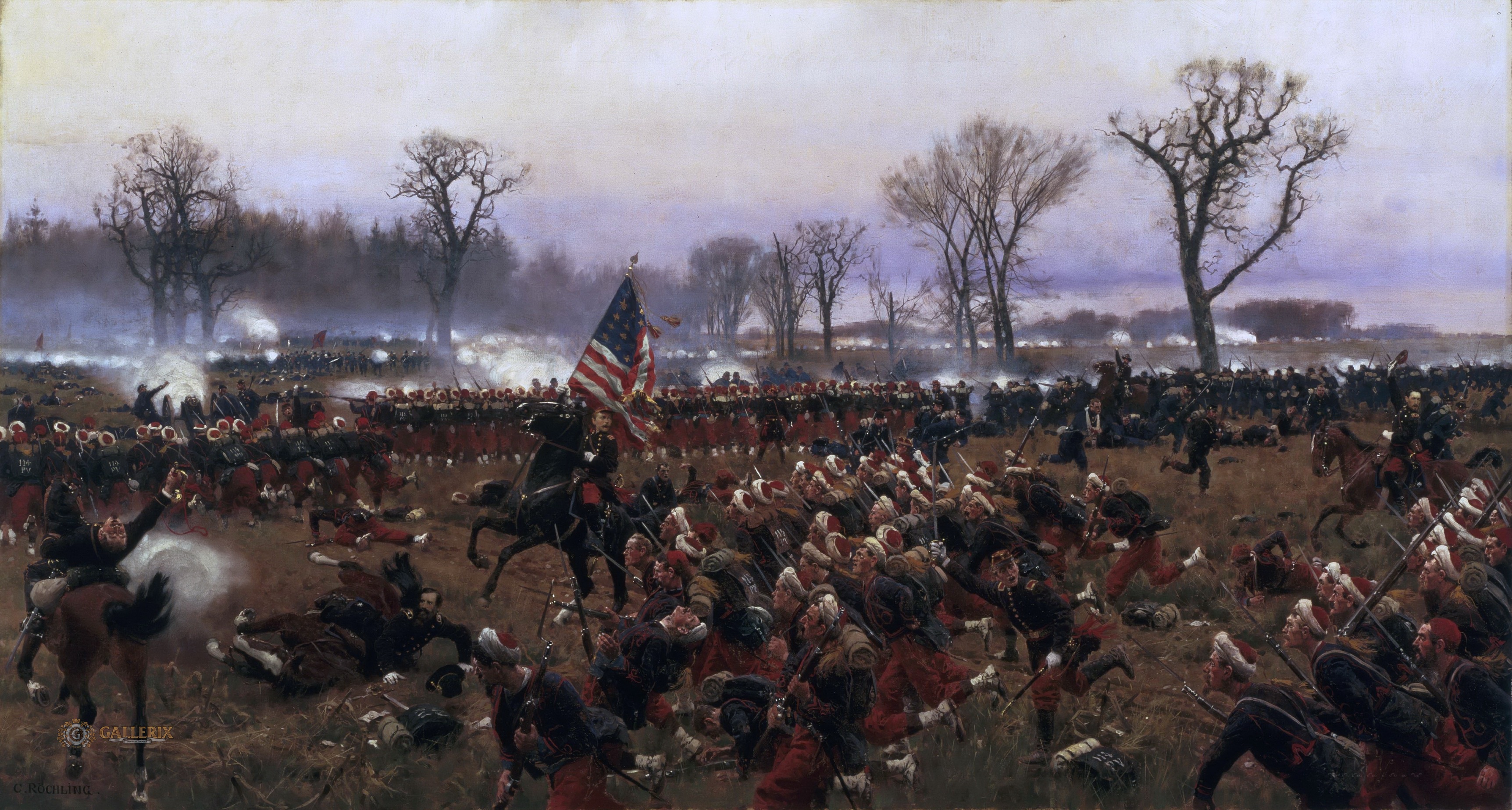 3448x1847 Filecarl - Battle Of Fredericksburg Painting
