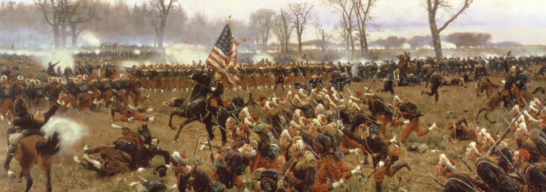 1120x394 Horror And Heroism - Battle Of Fredericksburg Painting