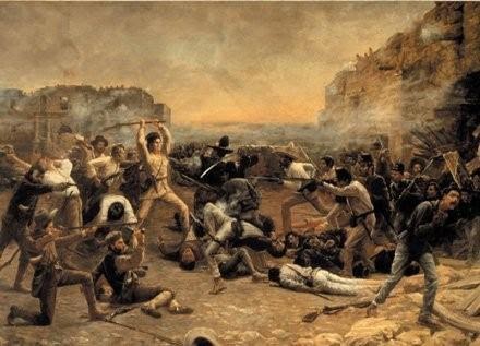440x317 Mike Kearby's Texas The Youngest Alamo Defender - Battle Of Gonzales Painting