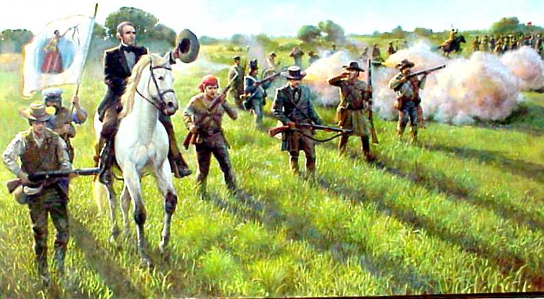 794x437 Texas Revolution - Battle Of Gonzales Painting
