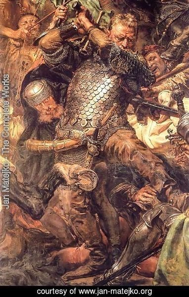 382x600 Jan Matejko - Battle Of Grunwald Painting