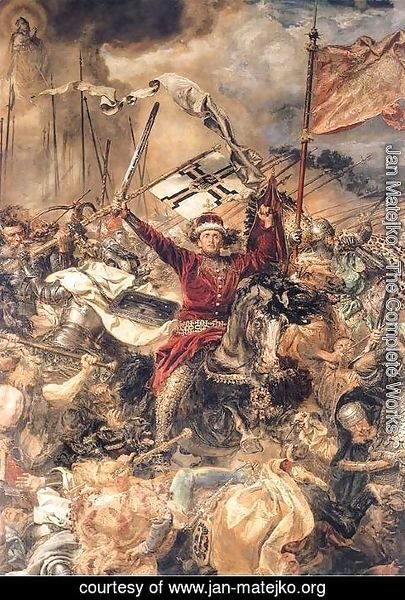 405x600 Jan Matejko - Battle Of Grunwald Painting