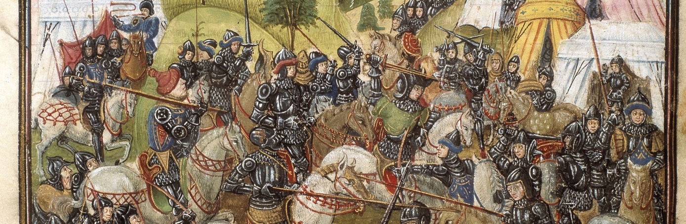 1389x454 Battle Of Hastings - Battle Of Hastings Painting