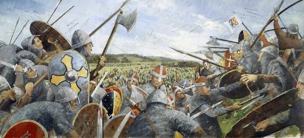 600x272 Battle Of Hastings J960036 - Battle Of Hastings Painting