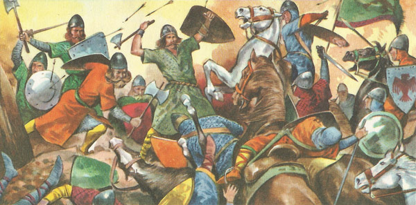 600x297 Battle Of Hastings - Battle Of Hastings Painting