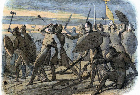 587x400 Stories From History - Battle Of Hastings Painting