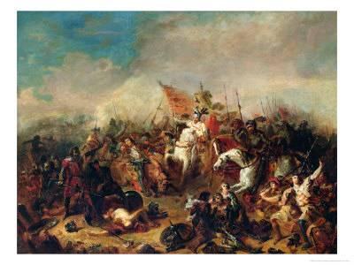 400x300 The Battle Of Hastings In 1066 Giclee Print By Francois Hippolyte - Battle Of Hastings Painting