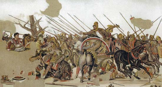 550x296 Battle Of Issus Persian History - Battle Of Issus Painting