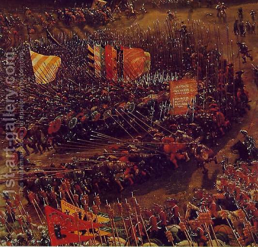 533x511 The Battle Of Alexander - Battle Of Issus Painting