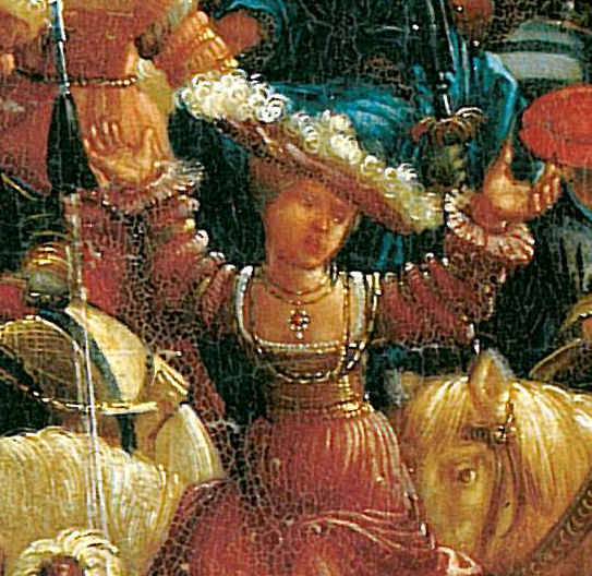 543x528 The Battle Of Issus(Fragment), 1529 - Battle Of Issus Painting