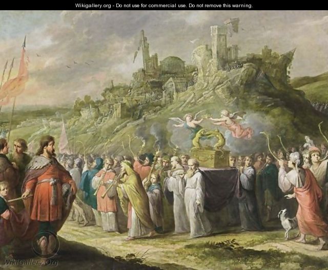 640x527 The Capture Of Jericho By Joshua And The Israelites - Battle Of Jericho Painting